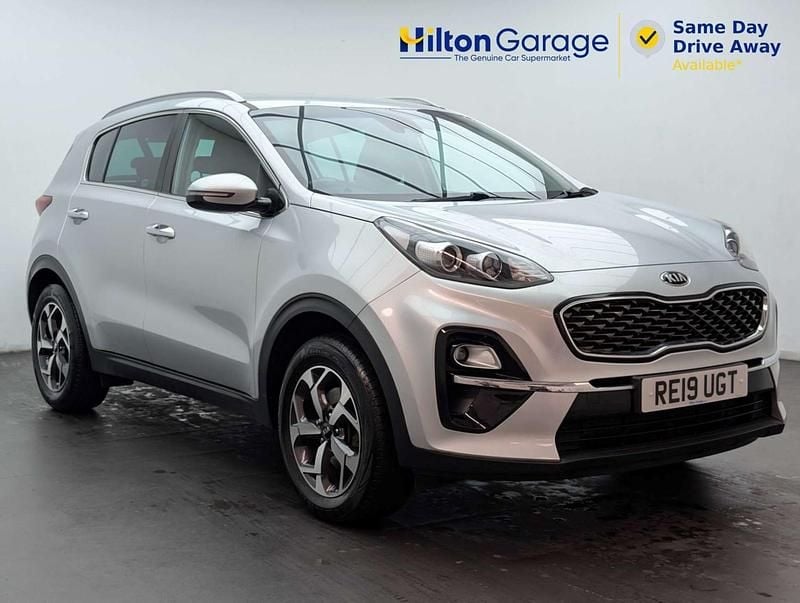 Begagnad Kia Sportage 177 HK (130 kW) 2019 Silver SUV
