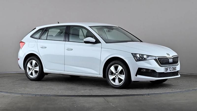 White Used 2022 Skoda Scala SE Hatchback | £16,098 (Expensive) - Image 1/4