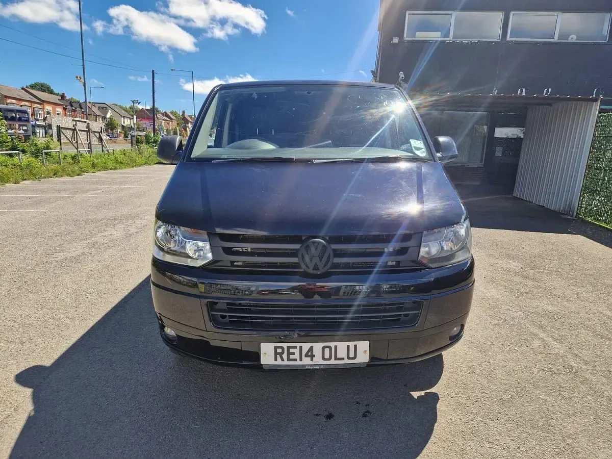 Used VW T5 Highline 140 HP (102 kW) 2014 Black Van