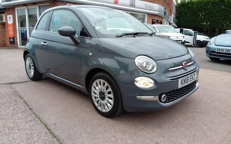 Grey Used 2018 Fiat 500 Lounge Hatchback | £6,990 (Fair price) - Image 1/4