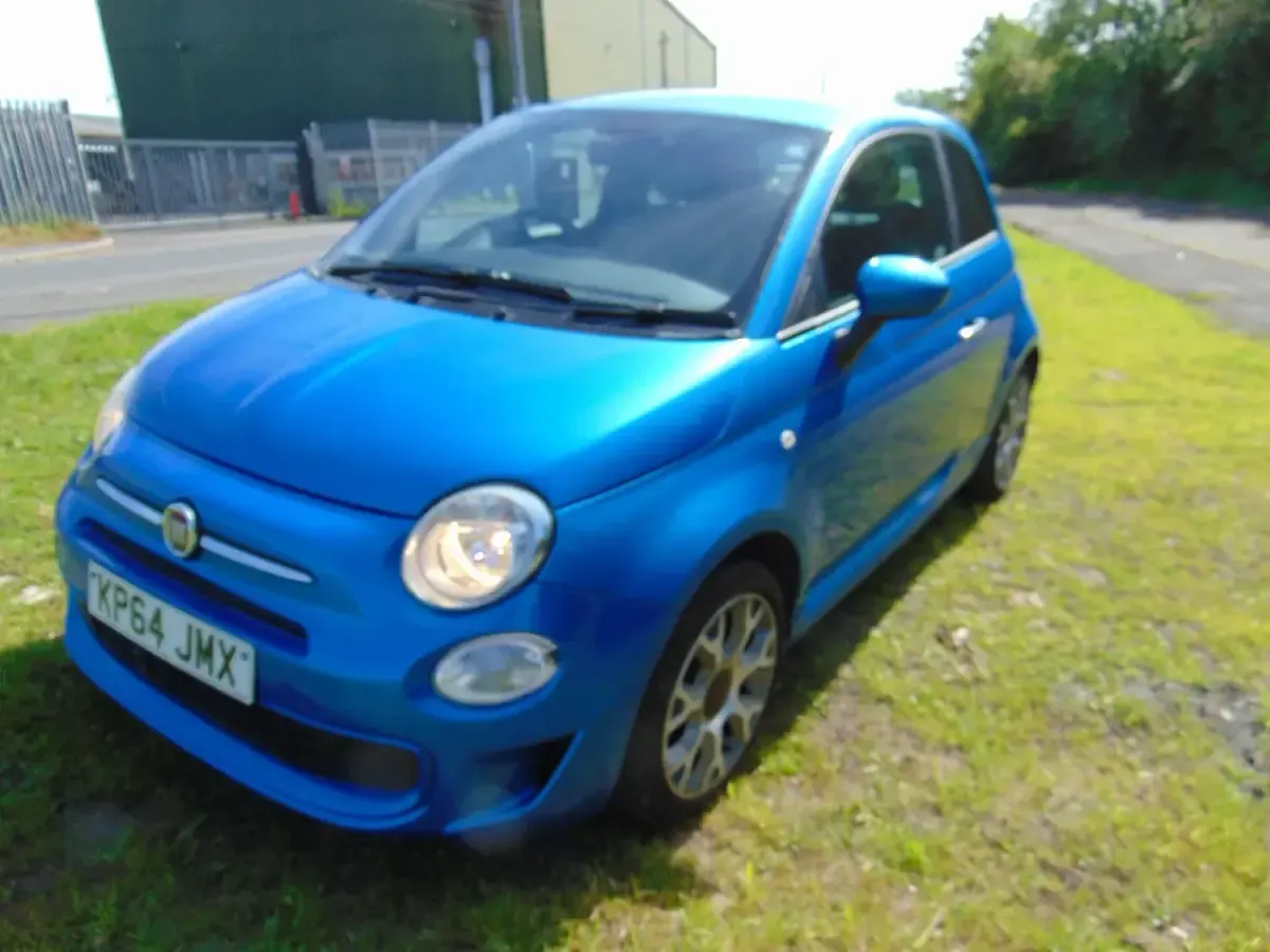 Used Fiat 500 S 2014 Blue Hatchback