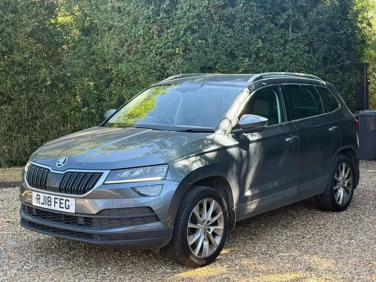 Used Skoda Karoq SE L 115 HP (84 kW) 2018 Grey SUV
