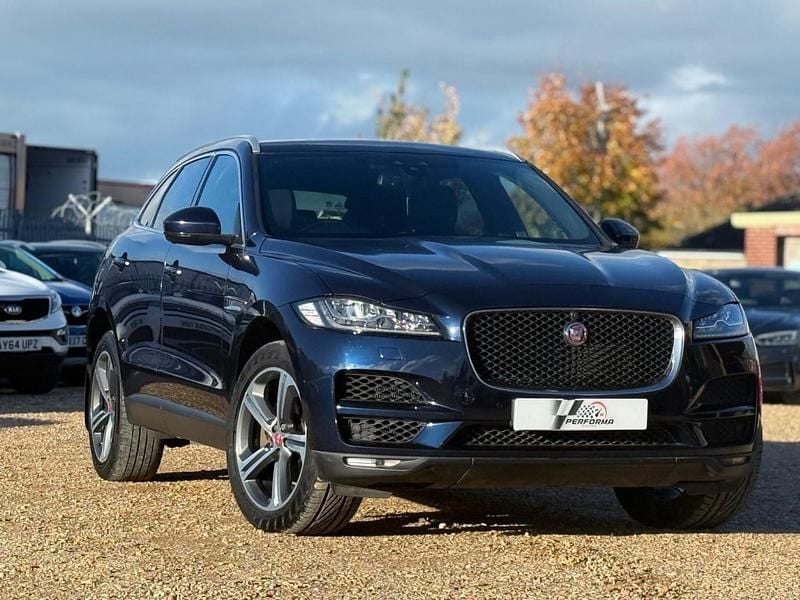 Blue Used 2017 Jaguar F-Pace Portfolio SUV | £16,490 (Fair price) - Image 1/4