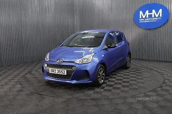 Used Hyundai i10 GO! 67 HP (49 kW) 2018 Blue Hatchback