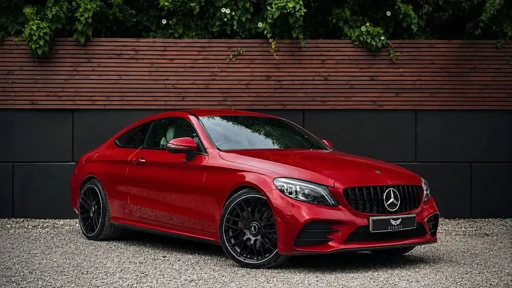 Used Mercedes C200 AMG Line Premium 2019 Red Coupe