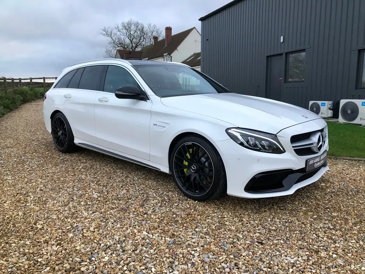 Used Mercedes C63 AMG Premium 2016 White Estate