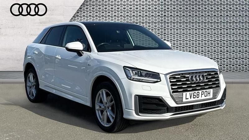 Used Audi Q2 S-Line 116 HP (85 kW) 2019 Ibis white SUV