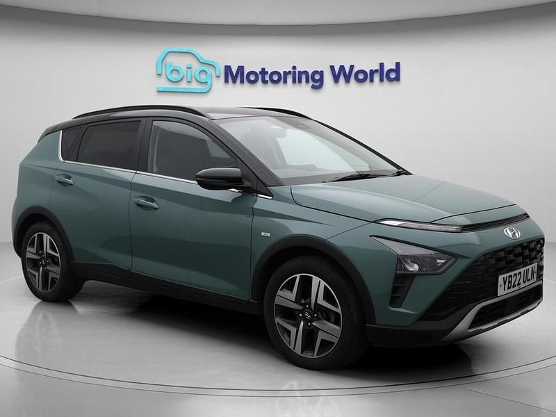 Green Used 2022 Hyundai Bayon Ultimate SUV | £14,400 (Fair price) - Image 1/4