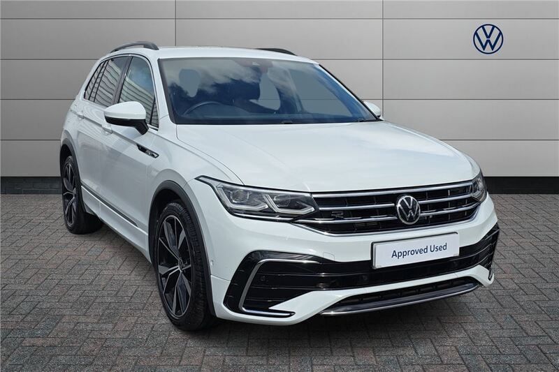 White Used 2021 VW Tiguan R-line SUV | £26,425 (Fair price) - Image 1/4