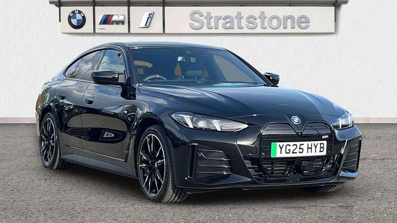 Black Used 2025 BMW i4 Shadowline Sedan | £46,599 (Good price) - Image 1/3