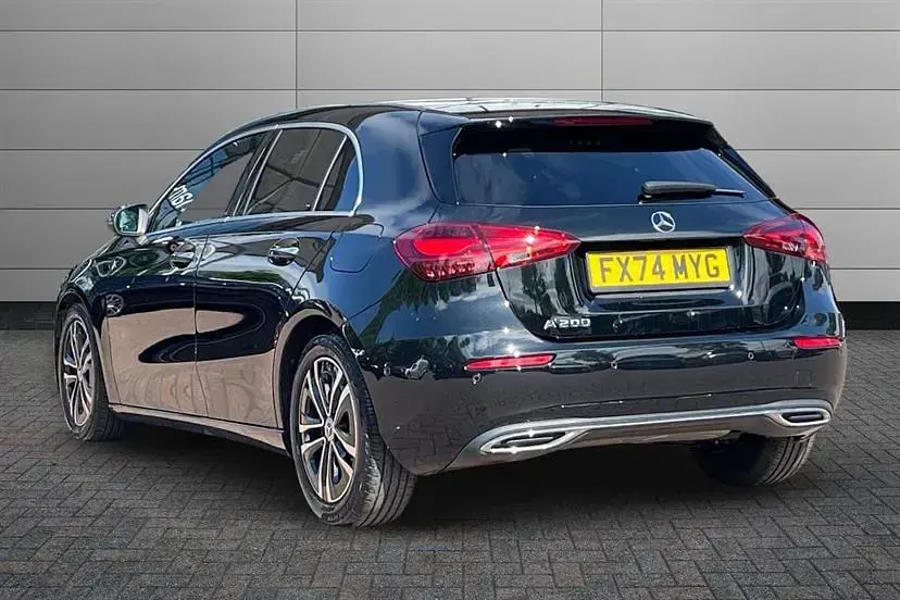 Used Mercedes A200 Executive 163 HP (119 kW) 2024 Cosmos black Hatchback