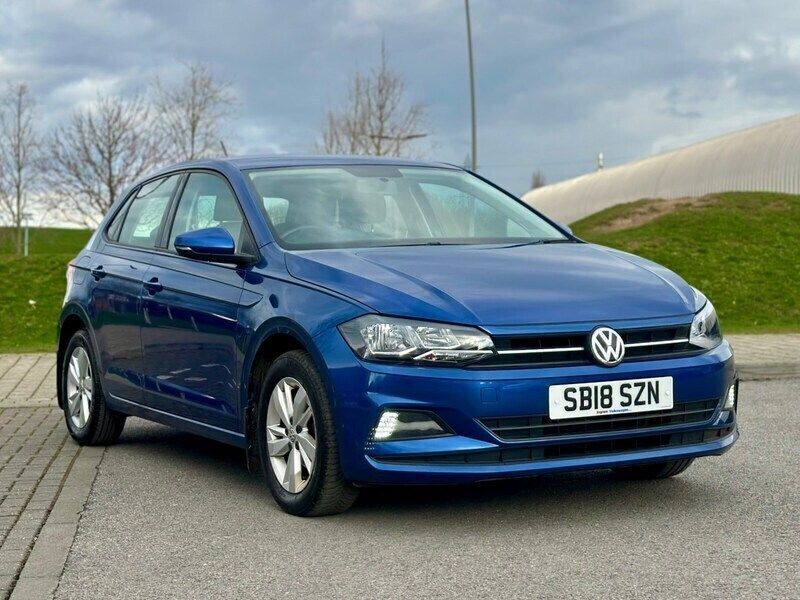Used VW Polo SE 2018 Blue Hatchback