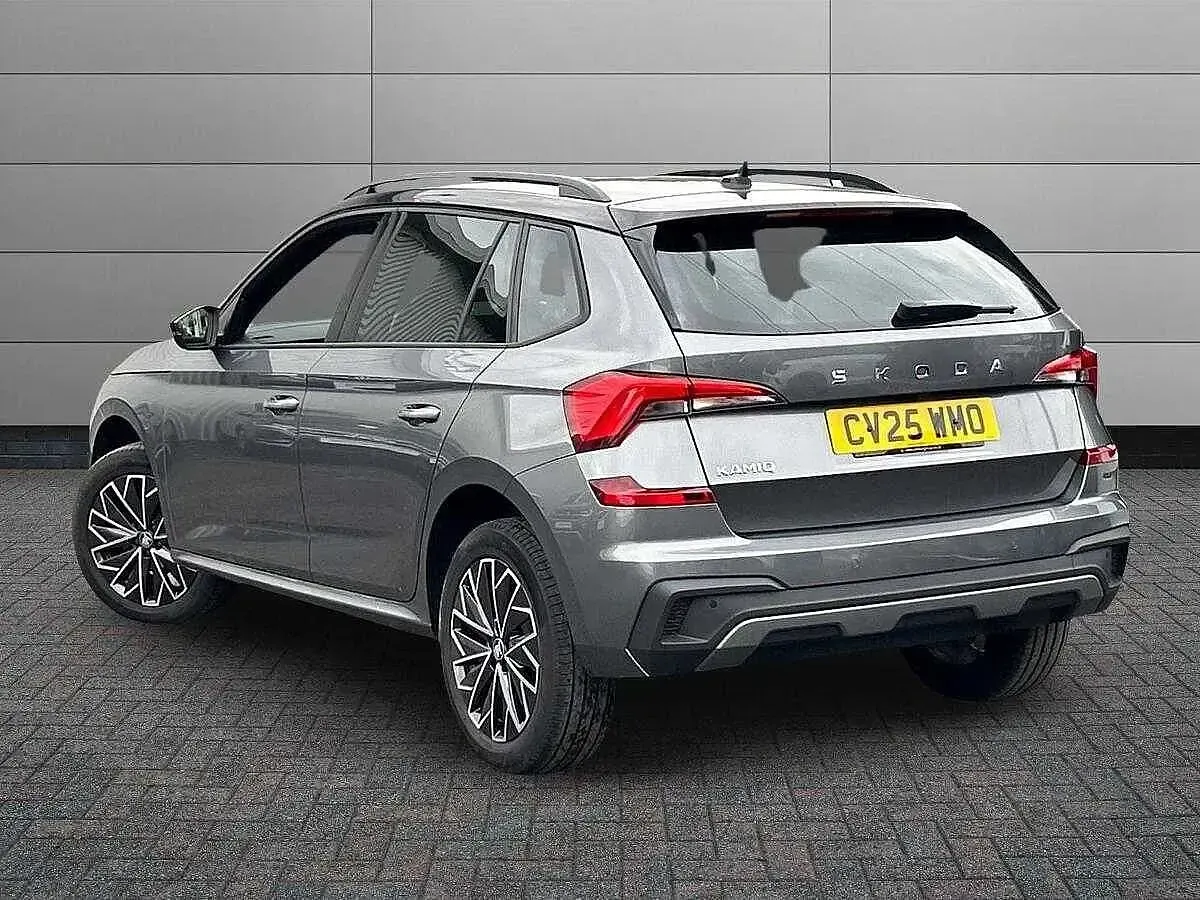 Used Skoda Kamiq Design Edition 115 HP (84 kW) 2025 Graphite grey metallic black magic pearl effect SUV
