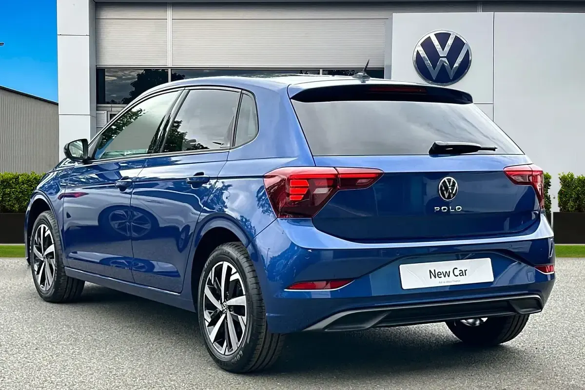 New VW Polo Match 95 HP (69 kW) 2026 Blue Hatchback