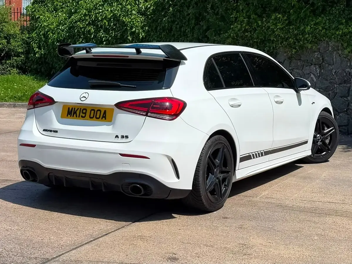 Used Mercedes A35 AMG Premium 302 HP (222 kW) 2019 White Hatchback
