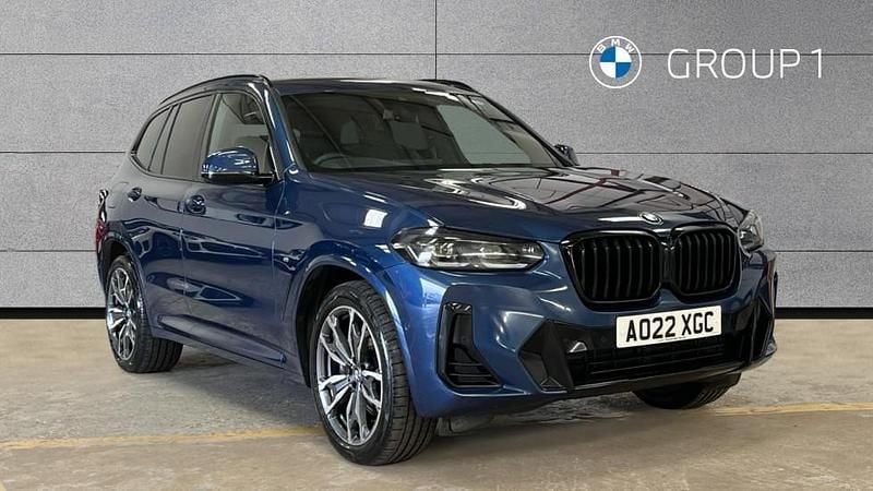 Blue Used 2022 BMW X3 M Sport SUV | £30,650 (Good price) - Image 1/4