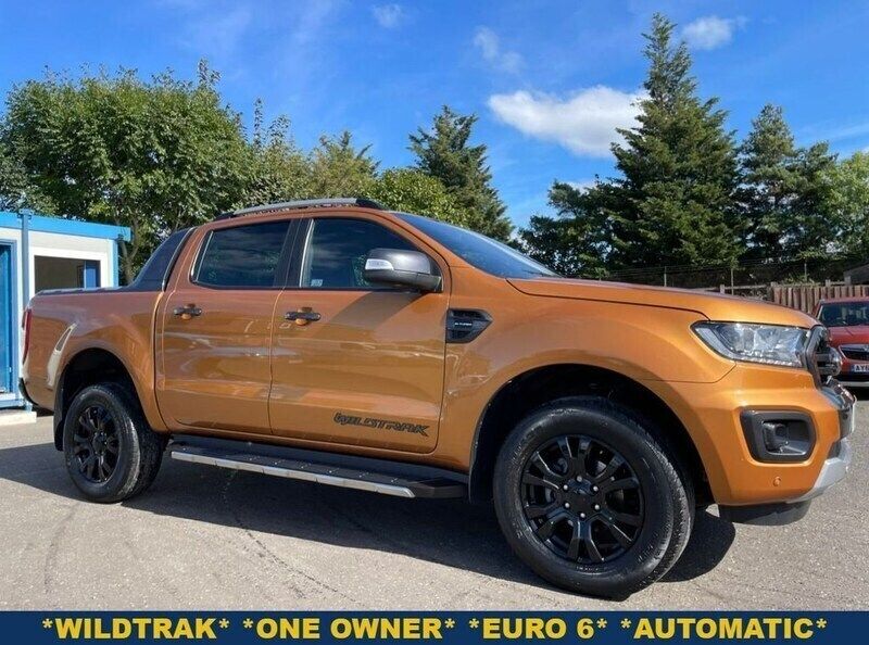 Orange Used 2021 Ford Ranger Wildtrack Pickup | £20,500 (Super price) - Image 1/4