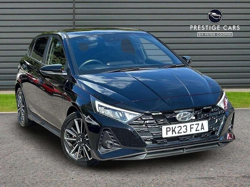 Black Used 2023 Hyundai i20 N Line Hatchback | £16,297 (Good price) - Image 1/4