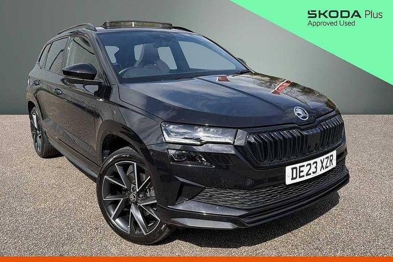 Used Skoda Karoq SportLine 187 HP (137 kW) 2023 Black magic pearl effect SUV