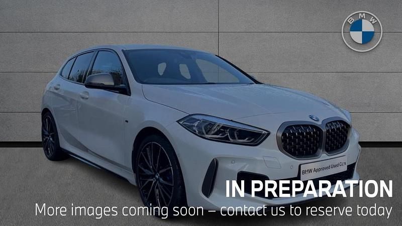 White Used 2023 BMW M135 Shadowline Hatchback | £27,490 (Fair price) - Image 1/4