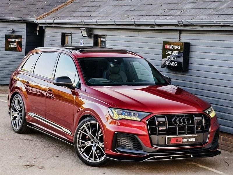 Red Used 2020 Audi SQ7 Comfort SUV | £53,689 - Image 1/3