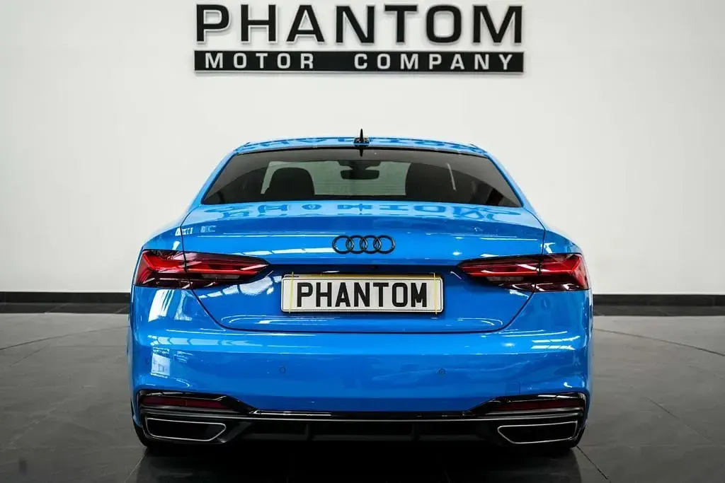 Used Audi A5 Design 204 HP (150 kW) 2021 Blue Coupe