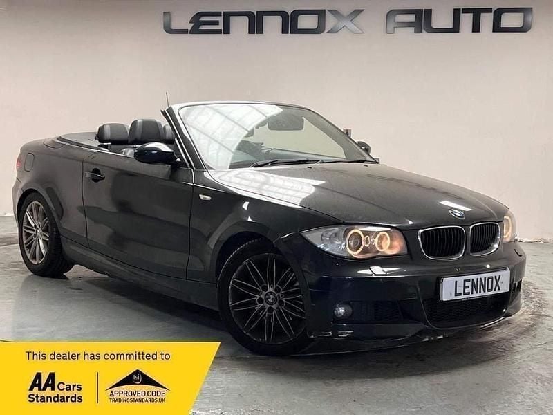 Black Used 2008 BMW 120 Cabriolet M Sport Cabriolet | £1,990 (Fair price) - Image 1/4