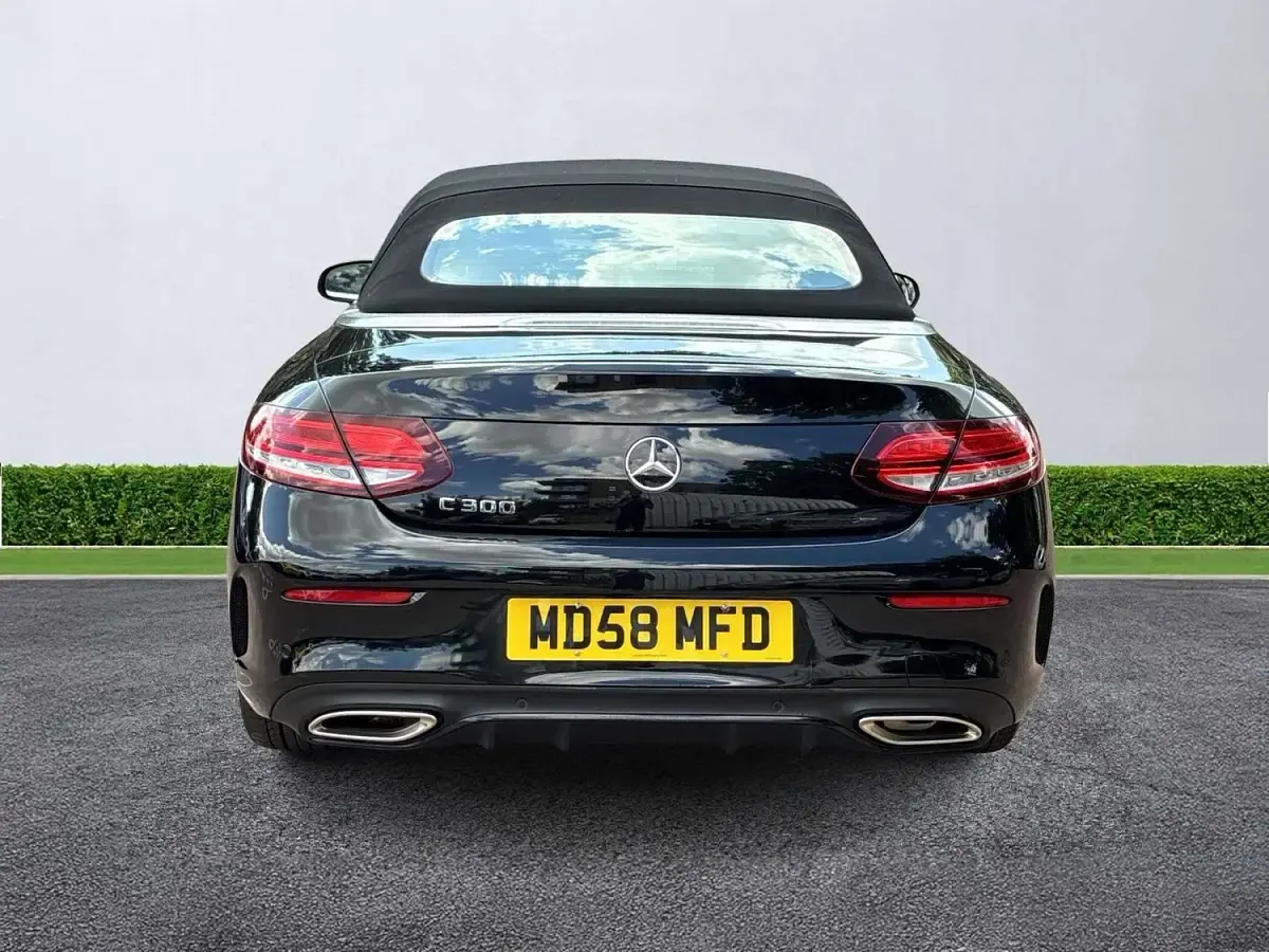Used Mercedes C300 AMG line 2023 Black Cabriolet
