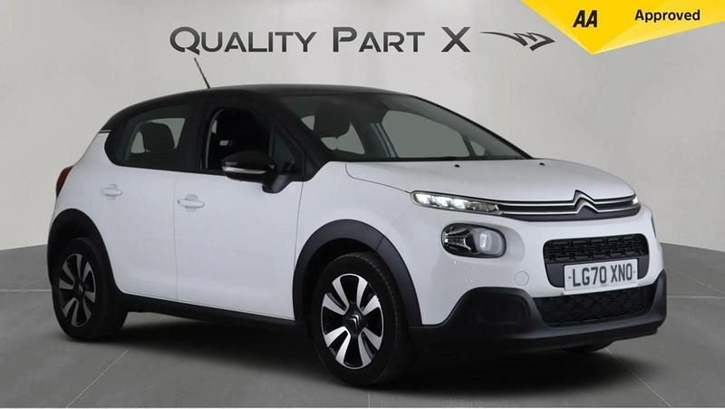 White Used 2020 Citroën C3 Feel Hatchback | £7,680 (Good price) - Image 1/4