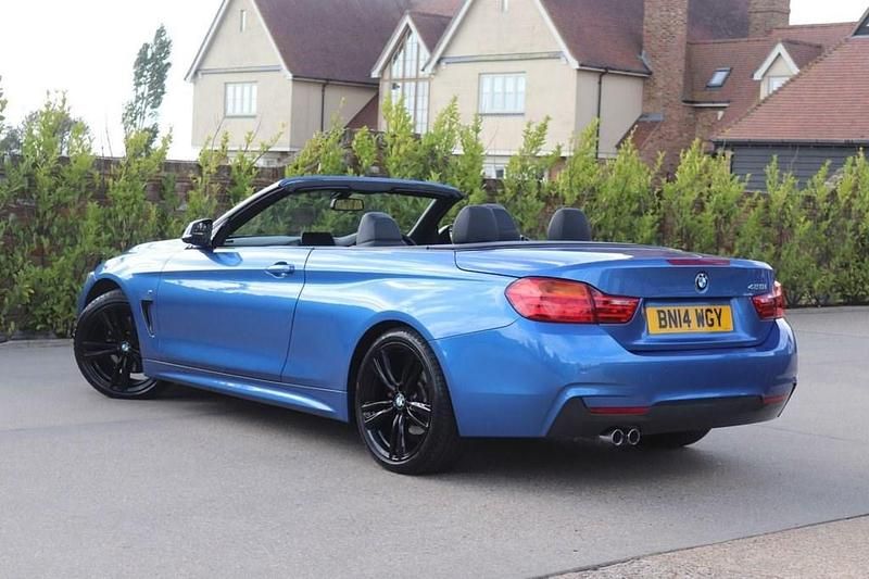 Used BMW 428 M Sport 245 HP (180 kW) 2014 Blue Cabriolet