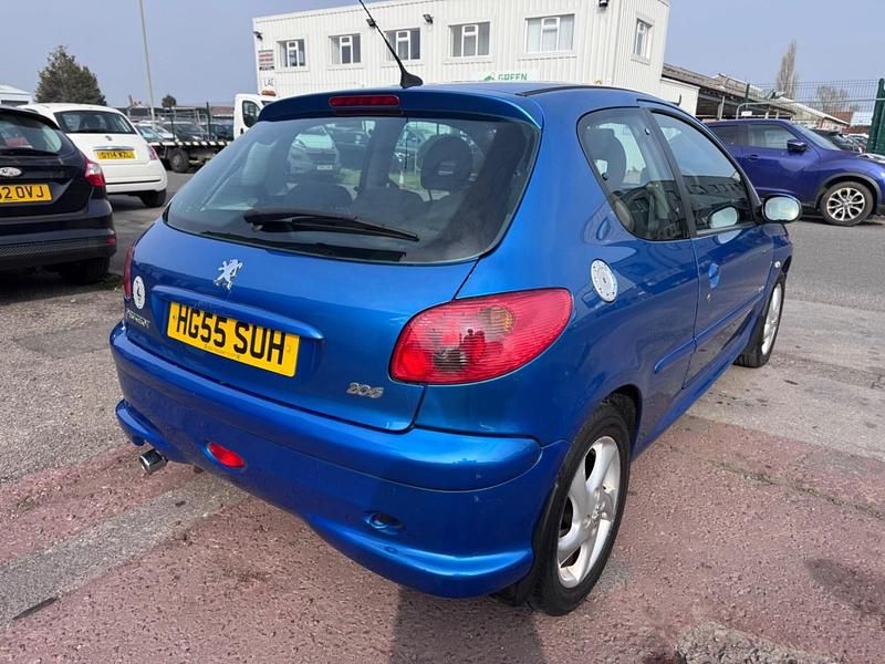 Used Peugeot 206 Sport 109 HP (80 kW) 2005 Blue Hatchback