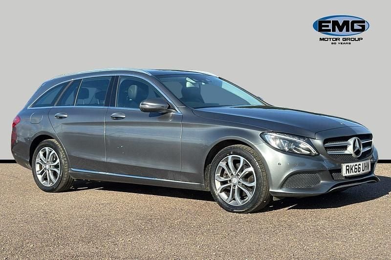 Grey Used 2016 Mercedes C220 Executive Estate | £10,795 (Good price) - Image 1/3