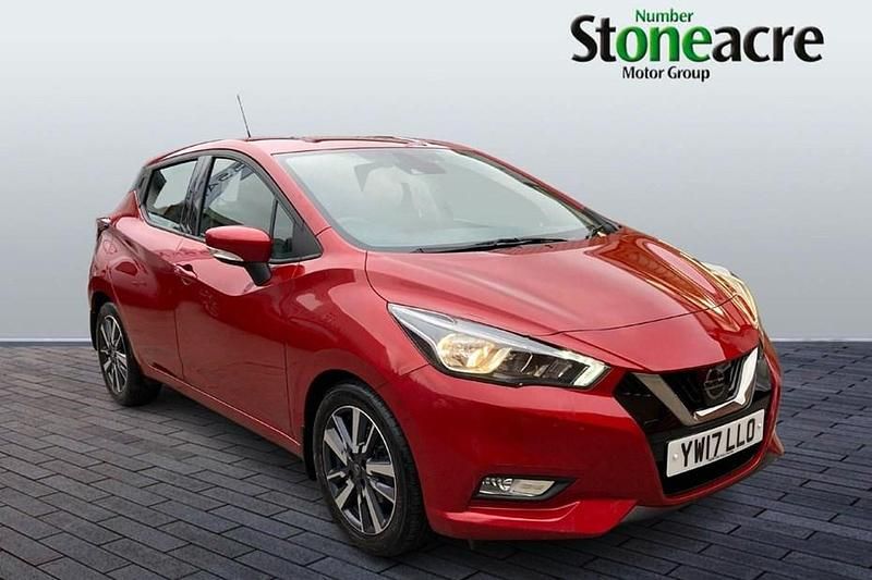 Red Used 2017 Nissan Micra Acenta Hatchback | £7,990 (Fair price) - Image 1/1