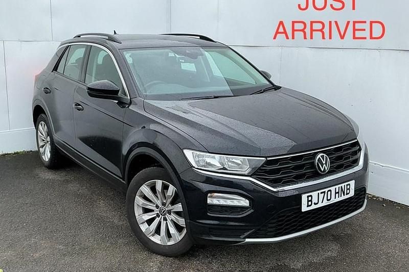 Black Used 2020 VW T-Roc SE SUV | £14,790 (Good price) - Image 1/1