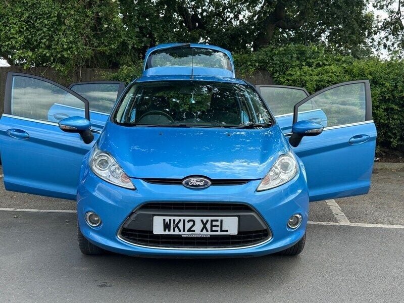 Blue Used 2012 Ford Fiesta Zetec Hatchback | £2,795 (Good price) - Image 1/4