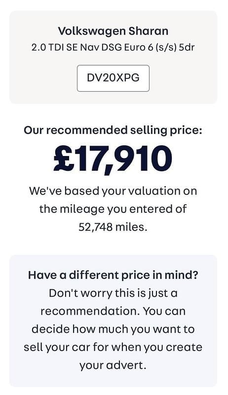 Used VW Sharan SE 150 HP (110 kW) 2020 Silver MPV