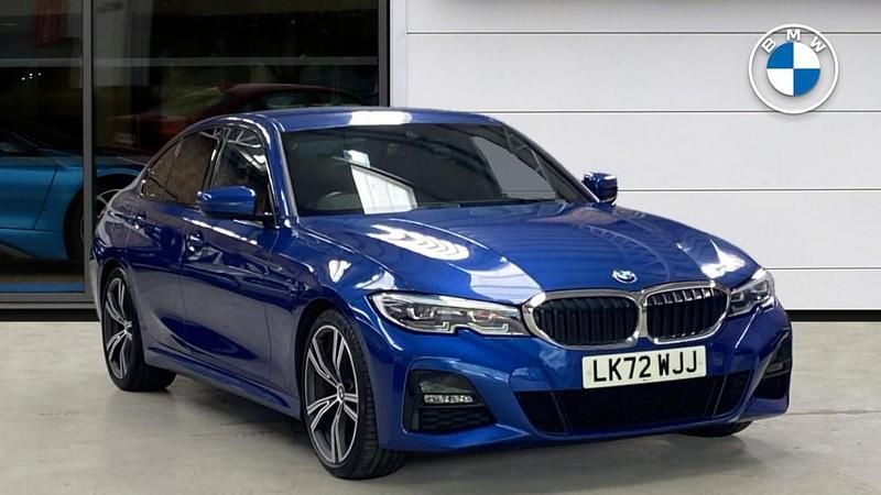 Blue Used 2022 BMW 320 M Sport | £25,400 (Fair price) - Image 1/4
