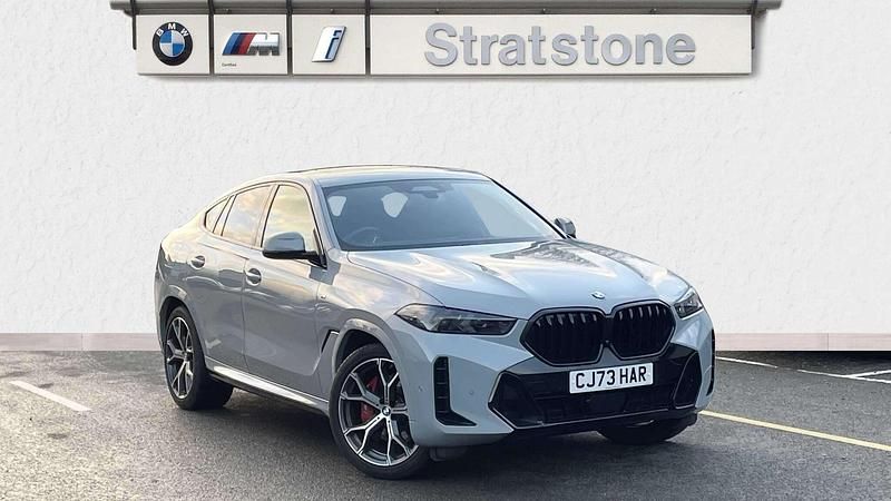 Grey Used 2023 BMW X6 M Sport SUV | £60,999 (Expensive) - Image 1/4