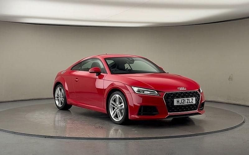 Tango red metallic/tango red metallic Used 2021 Audi TT Sport Coupe | £22,550 (Fair price) - Image 1/4