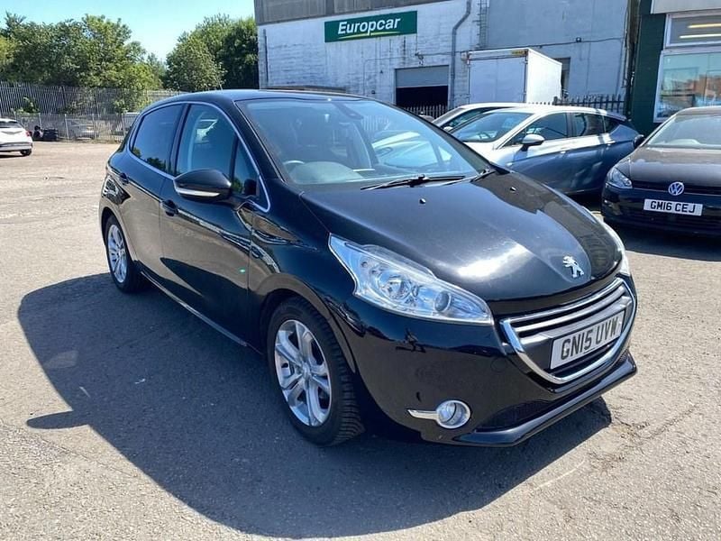 Black Used 2015 Peugeot 208 Allure Hatchback | £3,995 (Good price) - Image 1/4