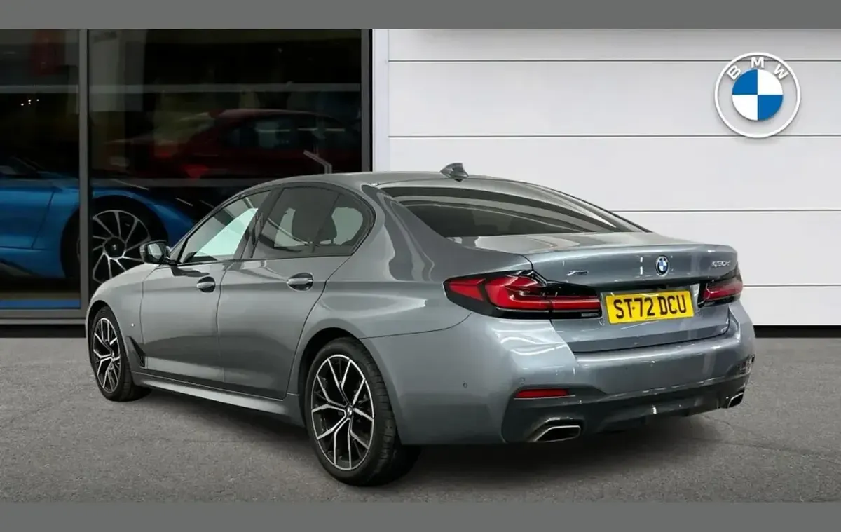 Used BMW 530 M Sport 286 HP (210 kW) 2022 Blue Sedan