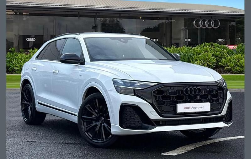 White New 2025 Audi Q8 Black Edition SUV | £65,450 (Expensive) - Image 1/4
