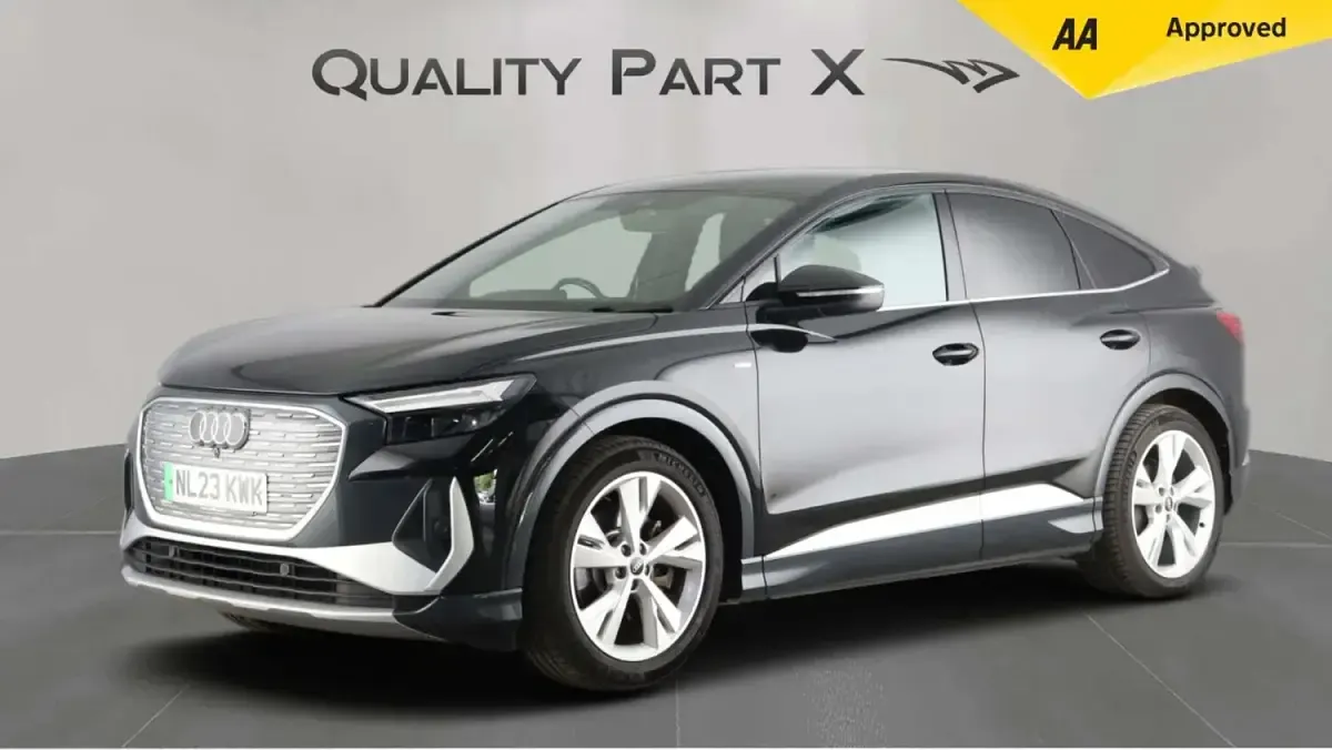 Used Audi Q4 Sportback e-tron S-Line 150 kW (204 HP) 2023 Black SUV