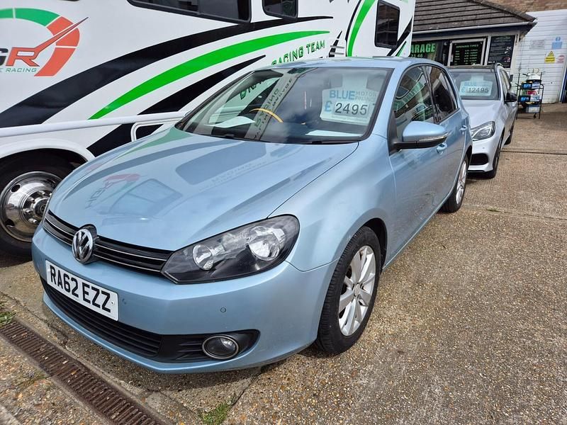 Used VW Golf VII Match 105 HP (77 kW) 2012 Blue Hatchback