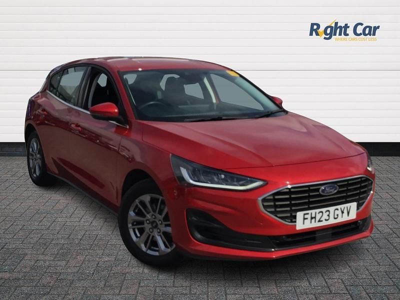 Red Used 2023 Ford Focus Titanium Hatchback | £15,299 (Fair price) - Image 1/4