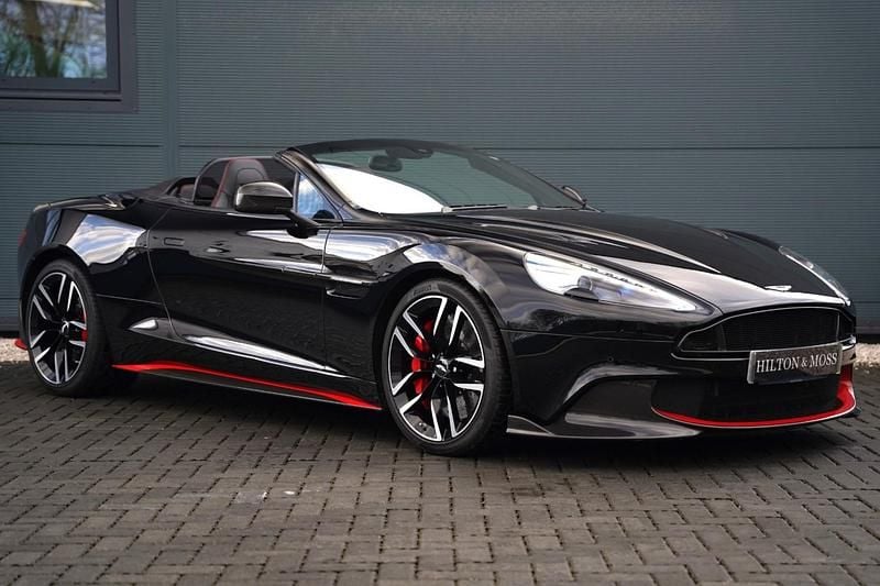 Jet black Used 2018 Aston Martin Vanquish Cabriolet | £134,995 - Image 1/4