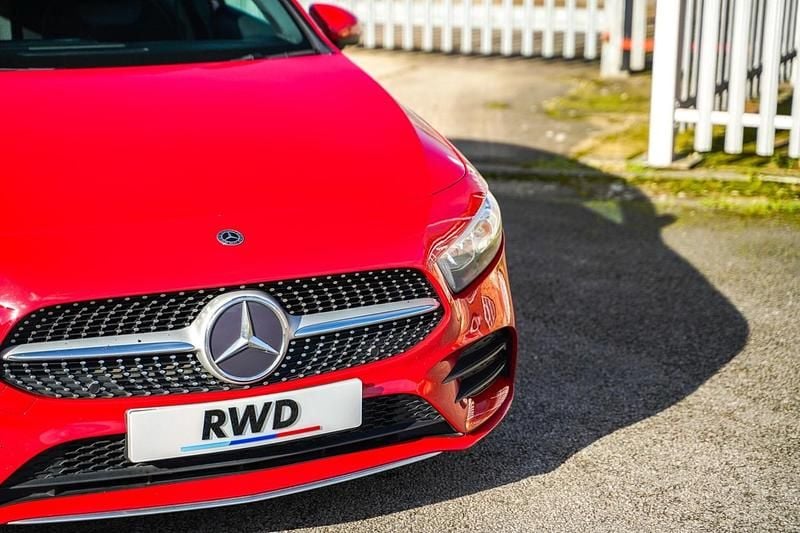 Used Mercedes A180 AMG line 2019 Red Sedan