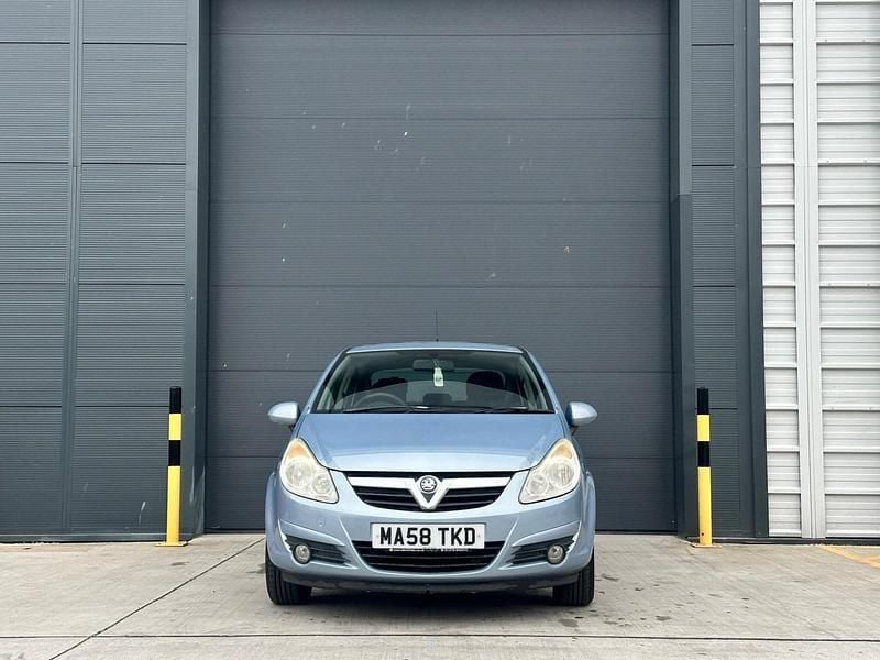 Used Vauxhall Corsa Club 79 HP (58 kW) 2008 Blue Hatchback