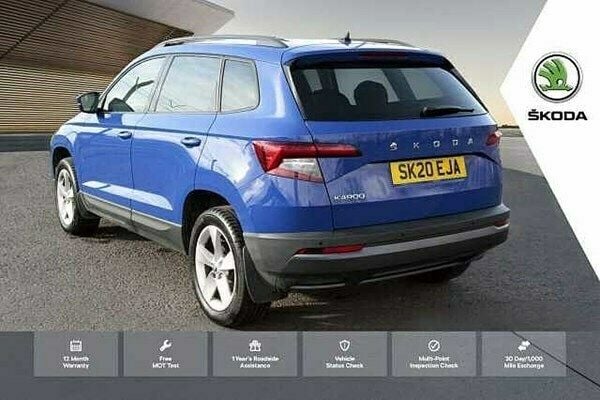 Used Skoda Karoq SE 115 HP (84 kW) 2020 Blue SUV