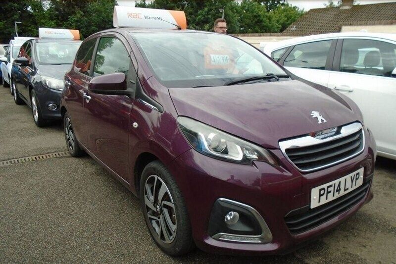 Purple Used 2014 Peugeot 108 Allure Hatchback | £4,199 (Good price) - Image 1/1